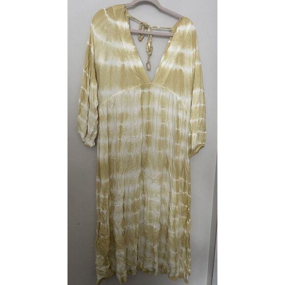 NEW JEN’S PIRATE BOOTY SHENANDOAH KAFTAN TIE DYE DRESS - Picture 4 of 4